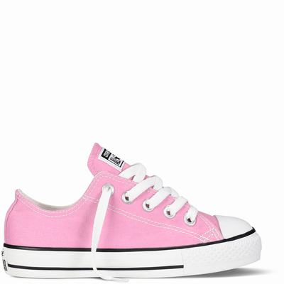 Converse Chuck Taylor All Star Classic Colours Tdlr/Yth Low Tops Kids - Pink Shoes (746SMRJD)